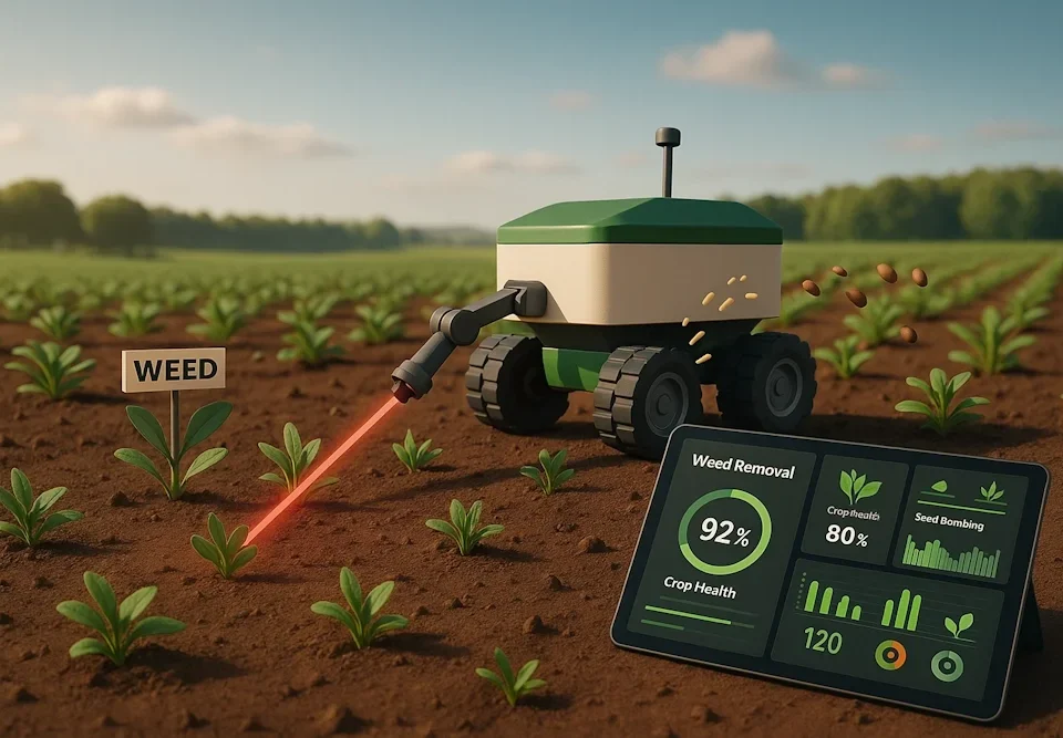 AgRobot, AI-Powered Multi-Tasking Agricultural Robot AgRobot, AI-Powered Multi-Tasking Agricultural Robot