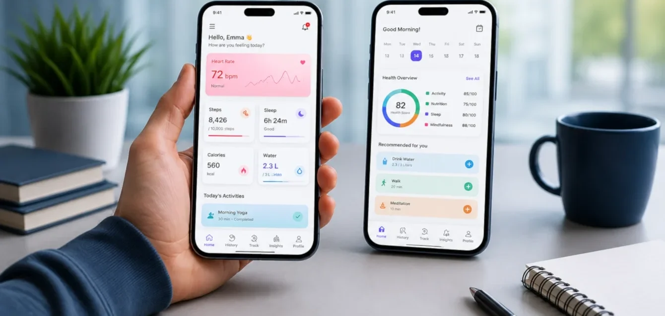 Modern mobile application interface showcasing customer engagement, business growth, and mobile app development solutions in Australia.