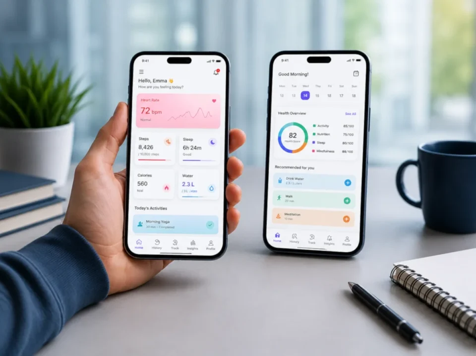 Modern mobile application interface showcasing customer engagement, business growth, and mobile app development solutions in Australia.