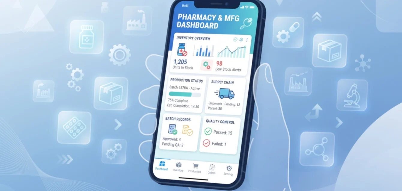 Mobile app development for pharmacy, pharma, and manufacturing businesses in Australia
